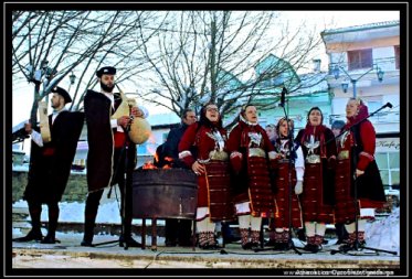 Έθιμα 12ημέρου με γκάιντα στον Βώλακα και στην Καλή Βρύση